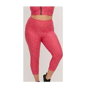 Torrid Leopard Performance Pink Legging Sz 5X NWT